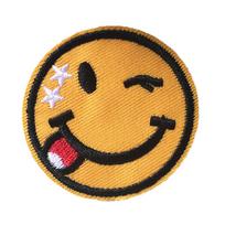 Antsiuvas medžiaginis Smile 17; 4.9cm