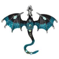 Segė Slibinas Dragon Blue; 6.2x7cm