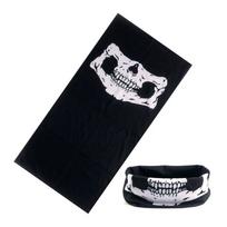 Bandana kaklaskarė Juoda Kaukolė; universalaus dydžio