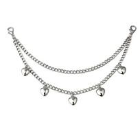 Avalynės pakabukas Chain Rebel Hearts sidabro spalvos; 27/32cm
