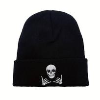 Kepurė Skull Black; universalaus dydžio