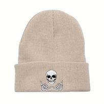 Kepurė Skull Beige; universalaus dydžio