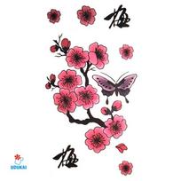 Laikina tatuiruotė Sakura A040; 10x6cm