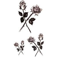 Laikina tatuiruotė Rožės 032; 10x6cm