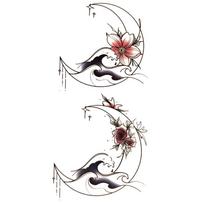 Laikina tatuiruotė Ornamentai 025; 10x6cm