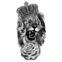 Laikina tatuiruotė Leo King 378; 21x12cm
