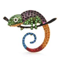 Segė Chameleonas spalvotas; 6x7cm