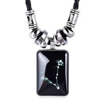 Kaklo papuošalas zodiako ženklas Žuvys Pisces; 3.5x2.6cm