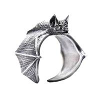 Žiedas The Bat Silver; 16-20 pritaikomo dydžio
