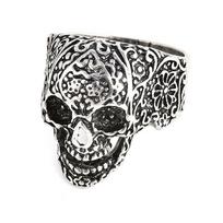 Žiedas Flower Skull; 19.5, 20, 20.5 dydžio