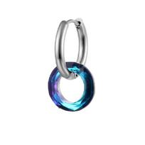 Auskaras Hip Hop Blue Green; 1vnt