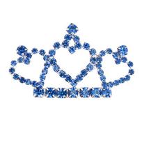 Zoo Tiara Crystal Blue segtukas plaukams šunims ir katėms; 4.5x2.5cm