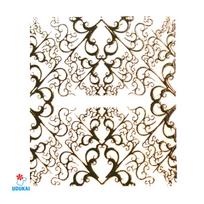 Lipdukai nagams Auksinis 3D ornamentas 316