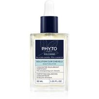 Phyto Polleine Fortifying Balancing Concentrate plaukų maitinimo prieš plaunant šampūnu priemonė riebiai galvos odai 30 ml