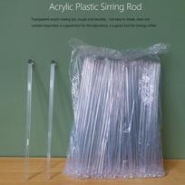 100 vnt/rinkinys plastikinių kokteilių sukamųjų lazdelių gėrimų maišyklės kavos maišyklės 18cm