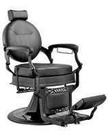 W Beauty barberio kėdė juodos spalvos, juodas stovas Caesar Black