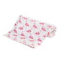 Bocioland  bambukinis vystyklas 30X30 flamingo BOC0321