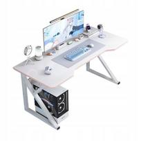Kompiuterinių žaidimų stalas Žaidimų stalas baltas modernus 120 cm