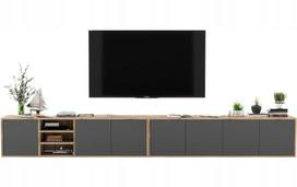 Pakabinama TV Spintelė Loft, 300 cm, 300 x 39 x 35