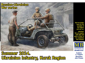Master Box - Summer 2024 Ukrainian Infantry. Kursk Region  (Ukrainian-Russian War series), 1/35, MB35247