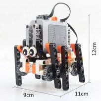 moc techninis konstruktorius galios funkcijų motorinės dalys 6 kojų vaikščiojantis robotas Bioninio voro kaladėlės DIY dėlionė vaikiški žaislai balta