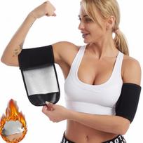 1 Pair of Arm Shapers Arm Protection Fat Burning Training Straps Yoga Sauna Exercise Arm Straps Adjustable Arm Straps sidabras