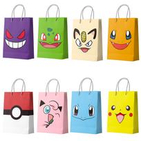 Pikachu saldainių maišelis Pokemon dovanų pakavimo maišelis gimtadienio dovanoms 24 vnt.
