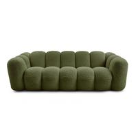 Žalios spalvos iš boucle sofa 232 cm Hippolyte – Bobochic Paris