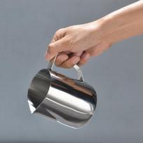 Nerūdijančio plieno pieno putų ąsotis Espreso garų kavos barista latte putos puodelis kapučino pieno ąsotis grietinėlės putų ąsotis sidabras