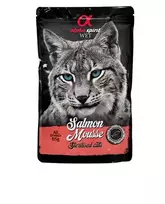 Alpha Spirit Wet putėsiai katėms su lašiša, 6x85 g