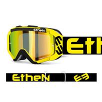 ETHEN MX05174 motokroso akiniai veidrodiniu auksiniu stikliuku