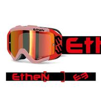 ETHEN MX05175 motokroso akiniai su veidrodiniu raudonu stikliuku