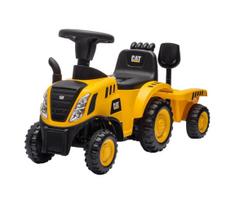 Stumiamas dviratis traktorius CAT 2xAA geltona/juoda