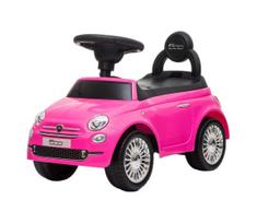 Stumiamas dviratis Fiat 500 2xAA rausva
