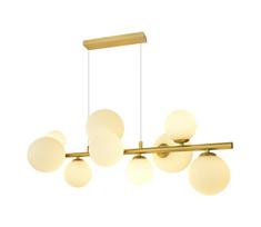 Brilagi - LED Pakabinamas sietynas MILLA 10xG9/3W/230V auksas/balta
