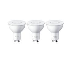 KOMPLEKTAS 3x LED elektros lemputė Philips GU10/4,7W/230V 2700K