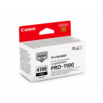 Canon PFI-4100MBK Matte Black/Matinė juoda plačiaformačio spausdintuvo rašalo kasetė, 80 ml