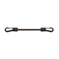 Tvirtinimo elastinė guma su kabliukais Bradas BUNGEE CORD LOCK HOOK, 25 vnt., 40 cm, juoda