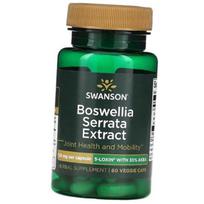 Bosvelijos ekstraktas, Boswellia Serrata Extract 125, Swanson  60 veg. kaps. (71280214) 60vcaps