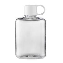 Vandens puodelis 360/500 ml plokščias vandens butelis be BPA nešiojamas kišeninis 360ml mėlyna