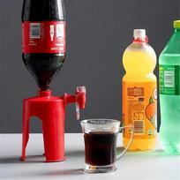 Naujas rankinio paspaudimo tipo Coca-Cola butelio apverstas gėrimų dozatorius, angliarūgštės gėrimų apverčiama namų gėrimų mašina, Coca-Cola mašina