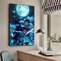 1 vnt. Plakatas Menas Sienai Jujutsu Kaisen Fushiguro Toji Sieninė tapyba Dekoravimas Žaidimų kambario dekoravimas Dovanos Kawaii Drobės tapyba Katė Automobiliai 20x30cm no frame