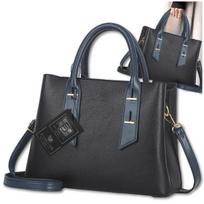 Moteriška odinė rankinė BAD&BAGS, juoda