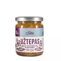 Silkės užtepėlė su kanapėmis ir razinomis SKANOVĖ 155 g