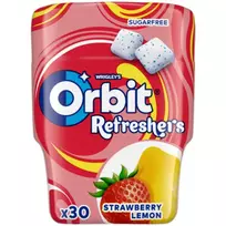 Kramotomoji guma ORBIT REFRESHERS STRAWBERRY LEMON, 67 g