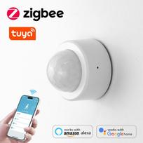 Išmanus Zigbee PIR judesio jutiklio jungiklio korpusas Infraraudonųjų spindulių detektorius Apsaugos signalizacijos jutikliai Veikia su Alexa Google Home Tuya šliuzu APP