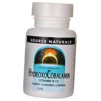 Vitaminas B12, Hidroksokobalaminas, HydroxoCobalamin, Source Naturals (36355126) 60tab Cherry