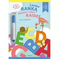 Knyga LAVINU RANKĄ. MOKAUSI RAŠYTI RAIDES
