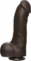 Varpos imitatorius Doc Johnson Master D, 12" / 30 cm, tamsiai rudas