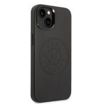 Karl Lagerfeld PU Leather Perforated Logo Case skirtas iPhone 14 Plus, juodas